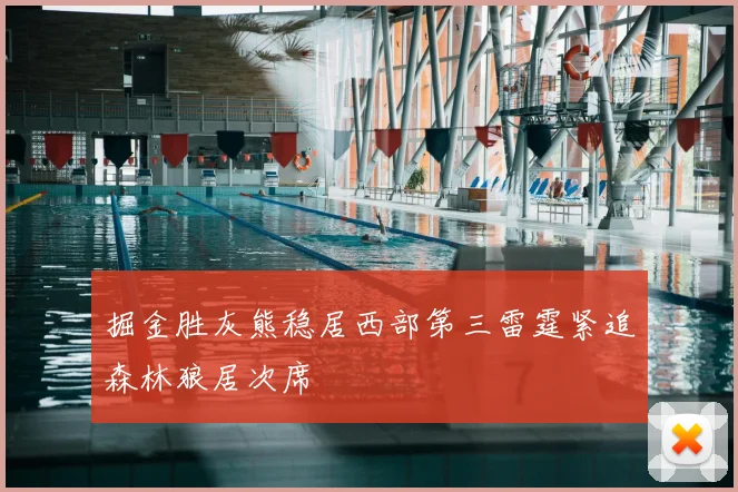 掘金胜灰熊稳居西部第三雷霆紧追森林狼居次席